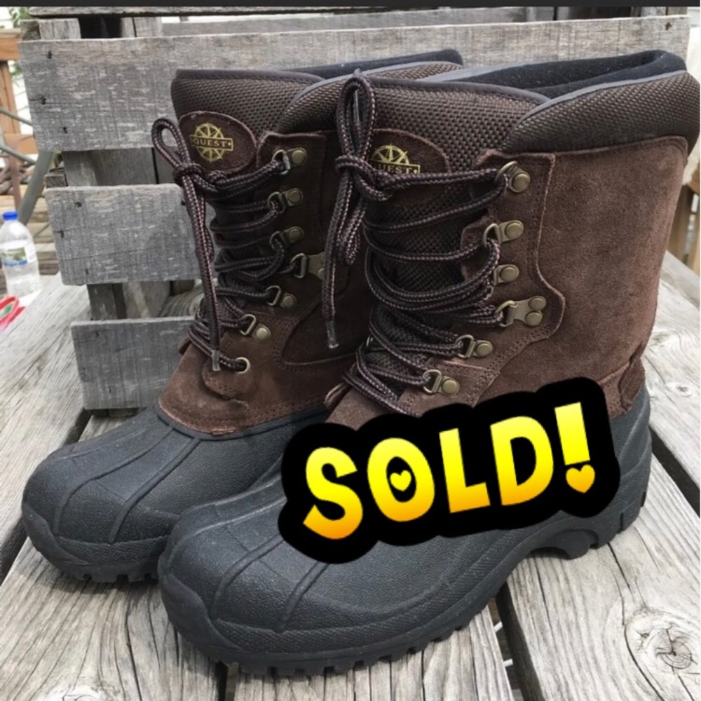 Men's Insulated Boots! EUC! - Picture 1 of 7